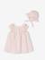 Jurk en cape voor babymeisjes lichtroze - vertbaudet enfant 