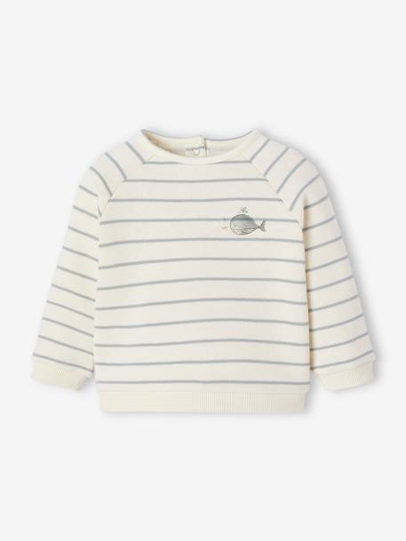Set sweater en broek baby BEIGE CLAIR RAYE+gemêleerd blauw+lichtroze - vertbaudet enfant 