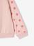 Sweat manches fleurs ajourées fille rose pâle - vertbaudet enfant 
