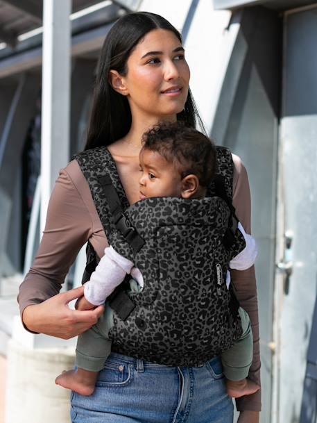 Flip 4-en-1 Porte-bébé Léopard - marron+noir - vertbaudet enfant 