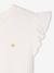 Robe fille effet 2 en 1 beige+écru+indigo+rayé rose+rose pâle - vertbaudet enfant 