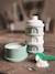 Boîte doseuse de lait 4 compartiments gris+Mineral grey/pink+terracotta+transparent+vert - vertbaudet enfant 