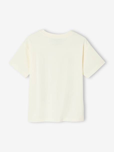 Tee-shirt Minecraft Creeper écru - vertbaudet enfant 