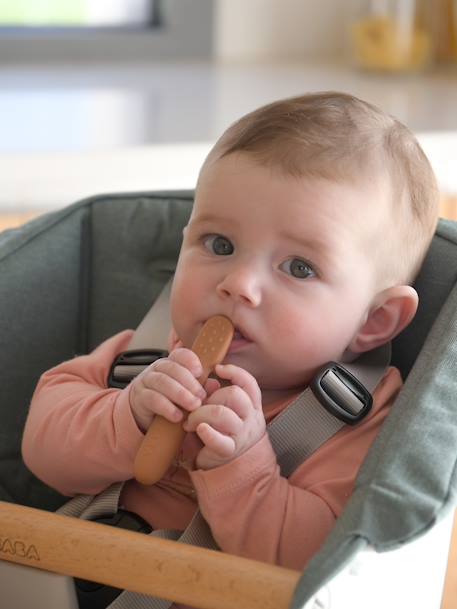 Lot de 2 pré-cuillères d'apprentissage en beige+terracotta+vert sauge - vertbaudet enfant 