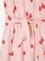 Robe à volants motifs fraises fille rose pâle - vertbaudet enfant 