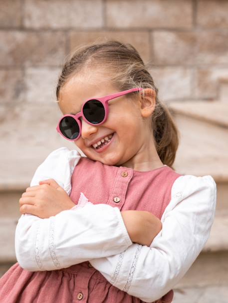 Lunettes de soleil Merry pour enfant de 2 à 4 ans bleu grisé+fuchsia+rose+ROUGE MOYEN UNI+vert - vertbaudet enfant 