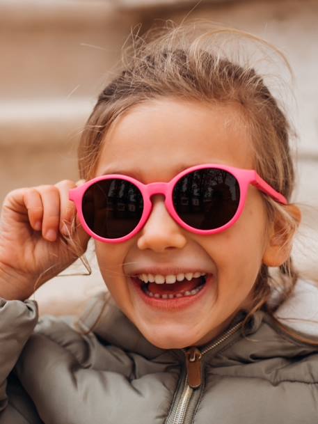 Lunettes de soleil Merry pour enfant de 2 à 4 ans bleu grisé+fuchsia+rose+ROUGE MOYEN UNI+vert - vertbaudet enfant 