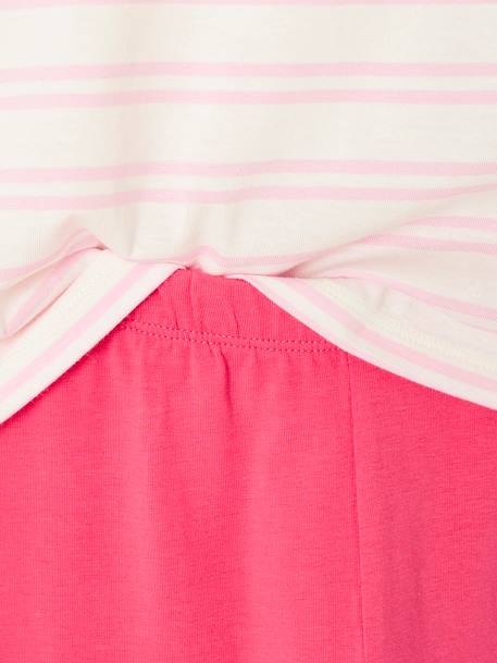 Lot de 2 pyjamas fille flower power BASICS fuchsia - vertbaudet enfant 