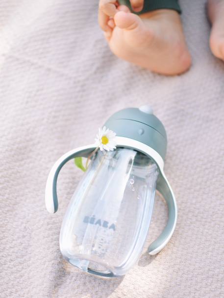 Tasse paille (300 ml) beige+BLEU+ROSE+vert sauge - vertbaudet enfant 