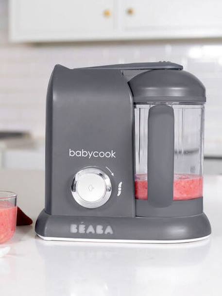 Robot 4 en 1 Babycook solo DARK GREY+WHITE/SILVER - vertbaudet enfant 