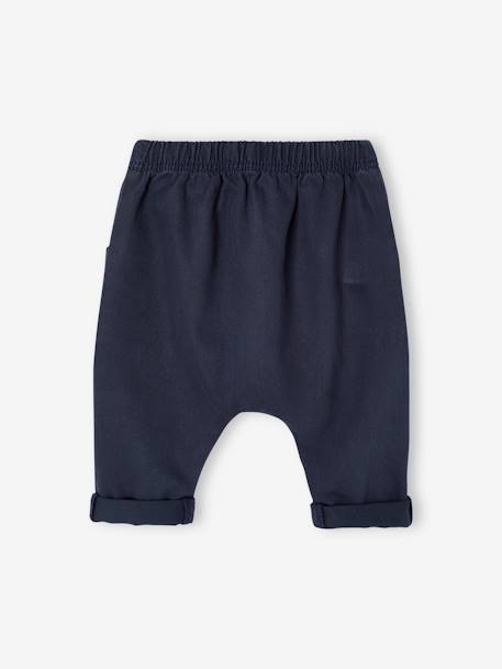 Pantalon naissance en sergé marine - vertbaudet enfant 