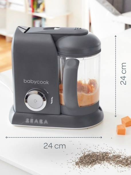 Robot 4 en 1 Babycook solo DARK GREY+WHITE/SILVER - vertbaudet enfant 