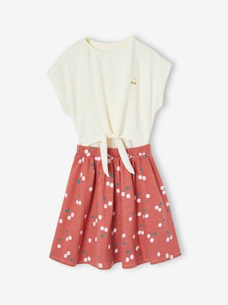 Fille-Robe fille effet 2 en 1