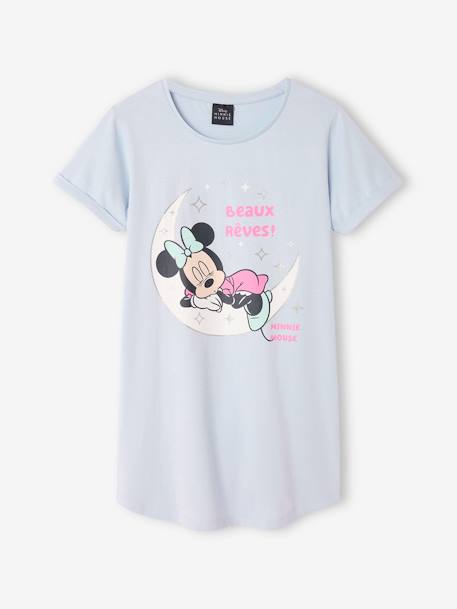 Chemise de nuit Disney Minnie bleu ciel - vertbaudet enfant 