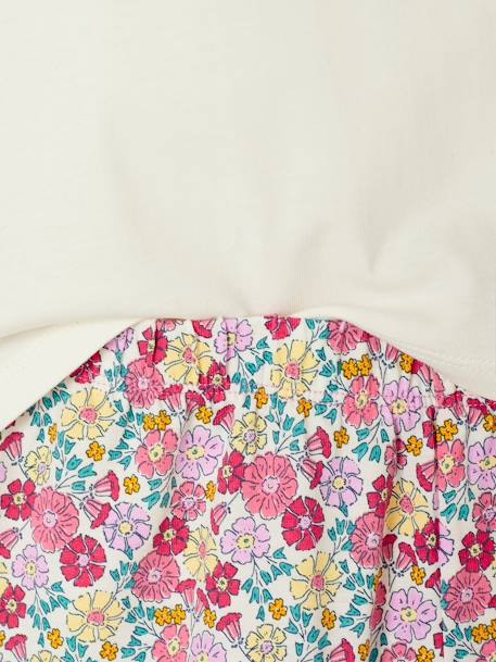 Lot de 2 pyjamas fille flower power BASICS fuchsia - vertbaudet enfant 