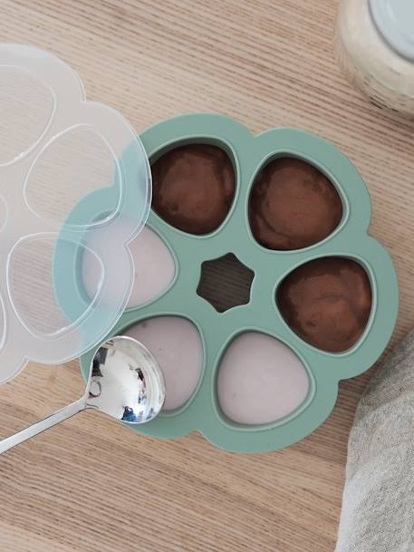 Boîte multi-portions, 6 x 150 ml, spécial congélation bleu+LIGHT MIST+vert sauge - vertbaudet enfant 