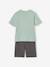 Pyjashort One Piece® met twee kleuren blauwgroen - vertbaudet enfant 
