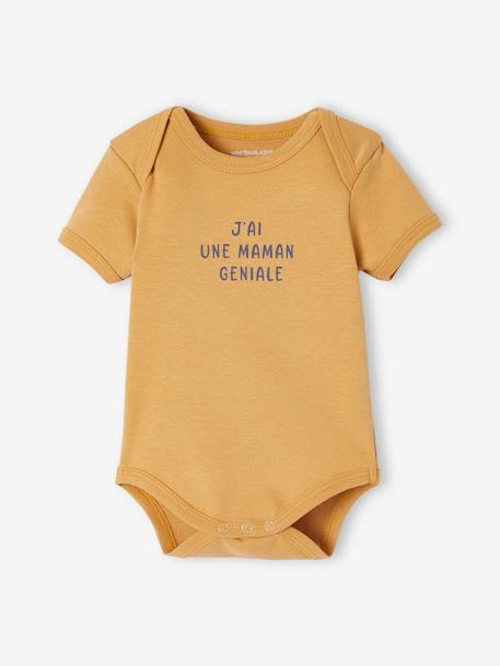 Lot de 5 bodies bébé garçon manches courtes coffret cadeau bleu - vertbaudet enfant 