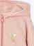 Sweat fille zippé à capuche sport marine+rose+vert sauge - vertbaudet enfant 