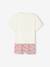 Set van 2 pyjama's Basics meisje Flower power fuchsia - vertbaudet enfant 