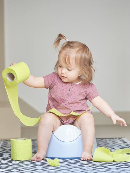 Pot d'hygiène bébé ergonomique Green blue+Light Mist+vert sauge - vertbaudet enfant 