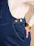Salopette en jean de grossesse forme large denim brut - vertbaudet enfant 