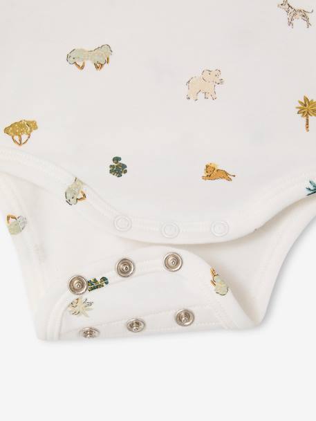 Body bébé évolutif imprimé jungle écru - vertbaudet enfant 