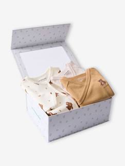 Bébé-Pyjama, surpyjama-Coffret naissance pyjama bébé + 2 bodies oursons 