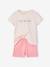 Lot de 3 pyjashorts panda fille rose pâle - vertbaudet enfant 