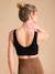 Lot de 2 brassières d'allaitement croisées sans couture noir - vertbaudet enfant 