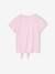 T-shirt noué 'Good day' Disney Stitch manches courtes lilas poudré - vertbaudet enfant 