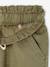 Pantalon fille style paperbag Lyocell fluide kaki+rose - vertbaudet enfant 