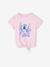 T-shirt noué 'Good day' Disney Stitch manches courtes lilas poudré - vertbaudet enfant 