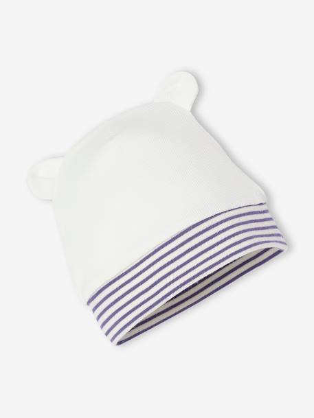 Gemengde meegroeiset rompertje + legging + vest + muts blauw - vertbaudet enfant 