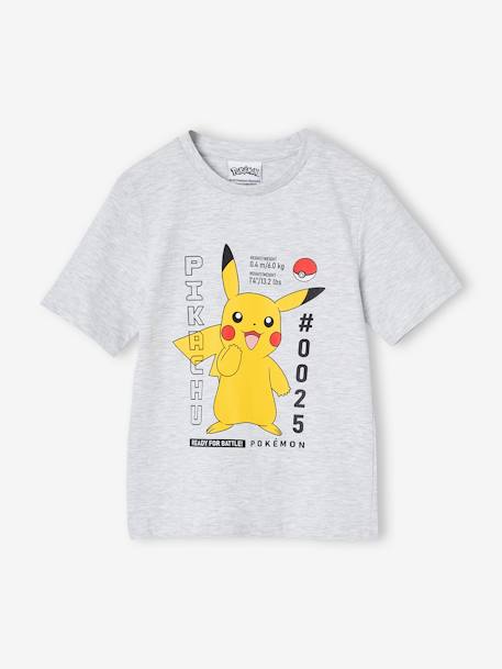Pyjashort Pokémon Pikachu gris chiné - vertbaudet enfant 