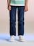 Onverwoestbare rechte relaxjeans jongens, eenvoudig aan te trekken denimgrijs+double stone+ongewassen denim+stone - vertbaudet enfant 