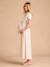 Robe chemise longue en lin mélangé grossesse et allaitement beige - vertbaudet enfant 