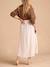 Jupe longue grossesse en viscose et lin beige - vertbaudet enfant 