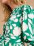 Robe longue motifs fleurs grossesse et allaitement vert - vertbaudet enfant 