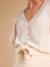 Blouse grossesse et allaitement avec lin beige - vertbaudet enfant 