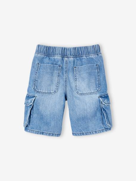 Bermuda broek voor jongens double stone - vertbaudet enfant 