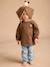 Sweat fille léopard coeur printé capsule famille beige+gris foncé - vertbaudet enfant 