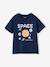 T-Shirt garçon motif brillant space bleu nuit+vert amande - vertbaudet enfant 