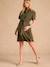 Robe chemise grossesse et allaitement kaki - vertbaudet enfant 
