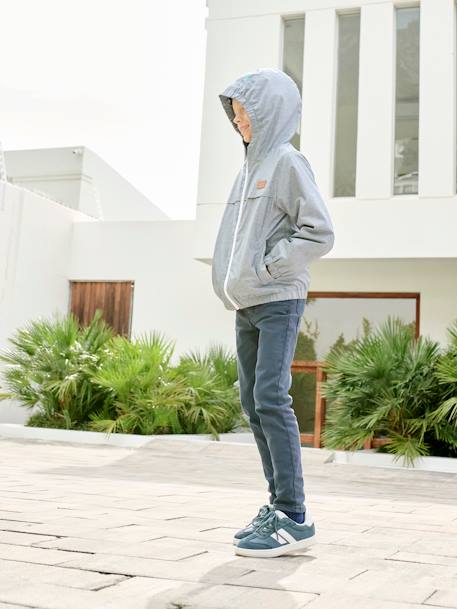 Windjack voor jongens chambray chambrayblauw - vertbaudet enfant 