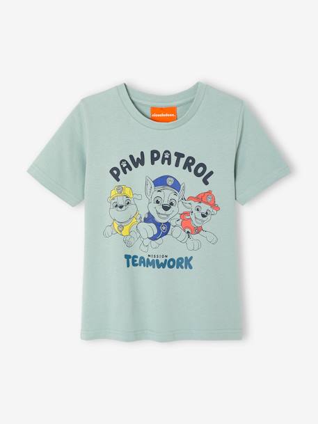 Ensemble tee-shirt et short Pat Patrouille vert d'eau - vertbaudet enfant 