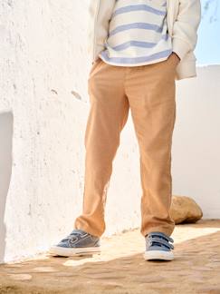 Garçon-Pantalon-Pantalon garçon coton/lin léger