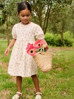 -Robe fille manches ballon 