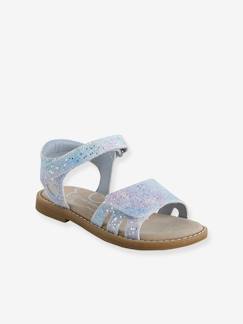 -Glitzersandalen met klittenband voor kinderen, kleutercollectie 