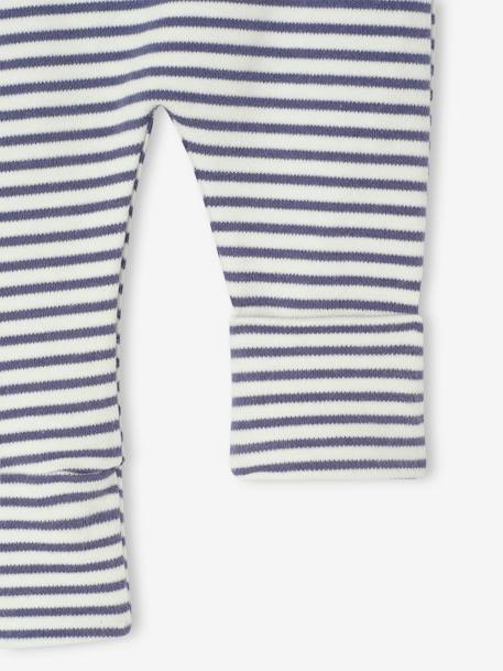 Gemengde meegroeiset rompertje + legging + vest + muts blauw - vertbaudet enfant 